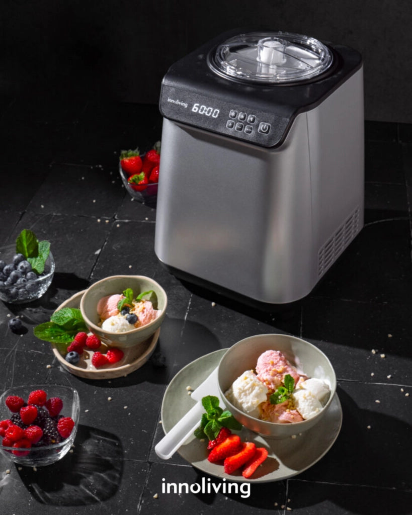 Innoliving Macchina del Gelato INN-850 con Compressore Refrigerante Professionale