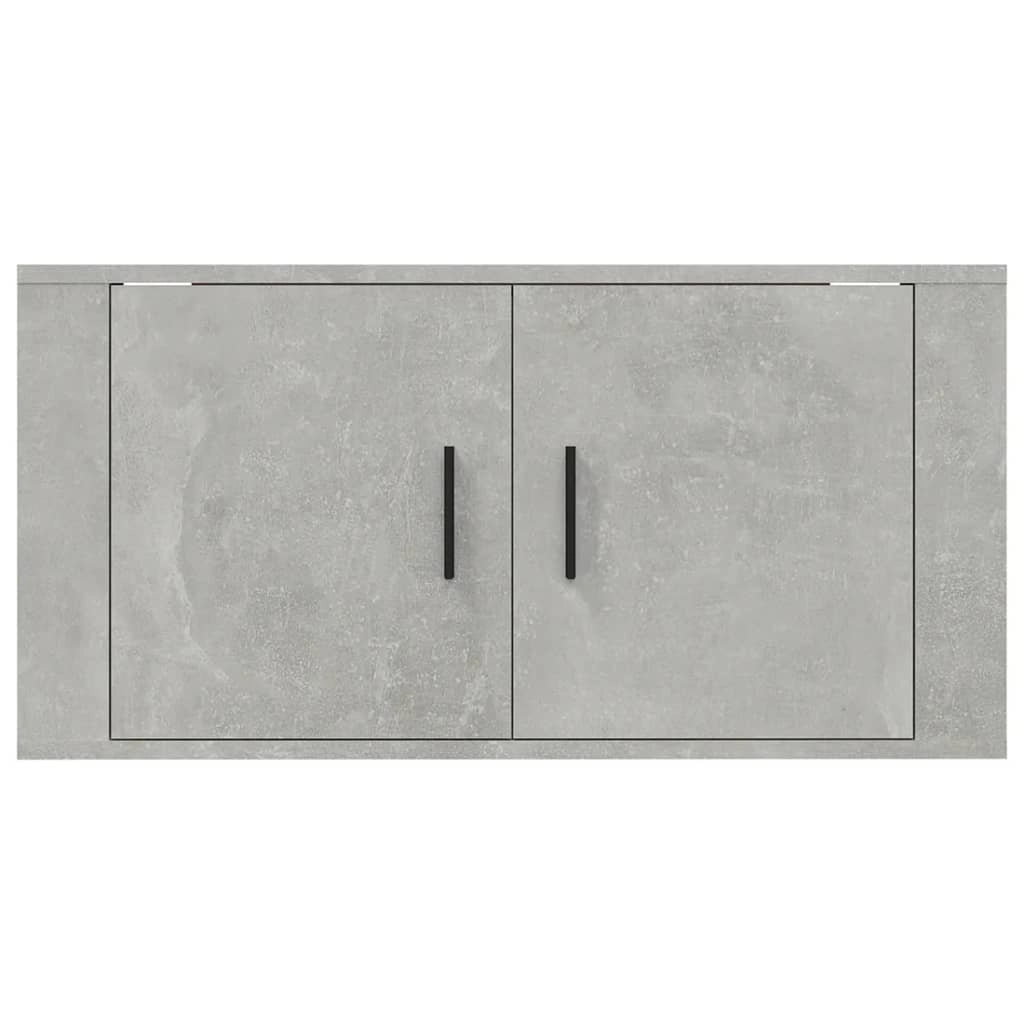 Mobile TV multimediale mensola TV credenza TV montaggio a parete adatto per sala da pranzo soggiorno camera da letto 80 x 34,5 x 40 cm grigio 02_0027805