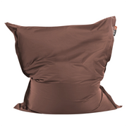 Pouf seduta poltrona sacco Grande Marrone con Zip 140 x 180 cm soggiorno camera da letto
