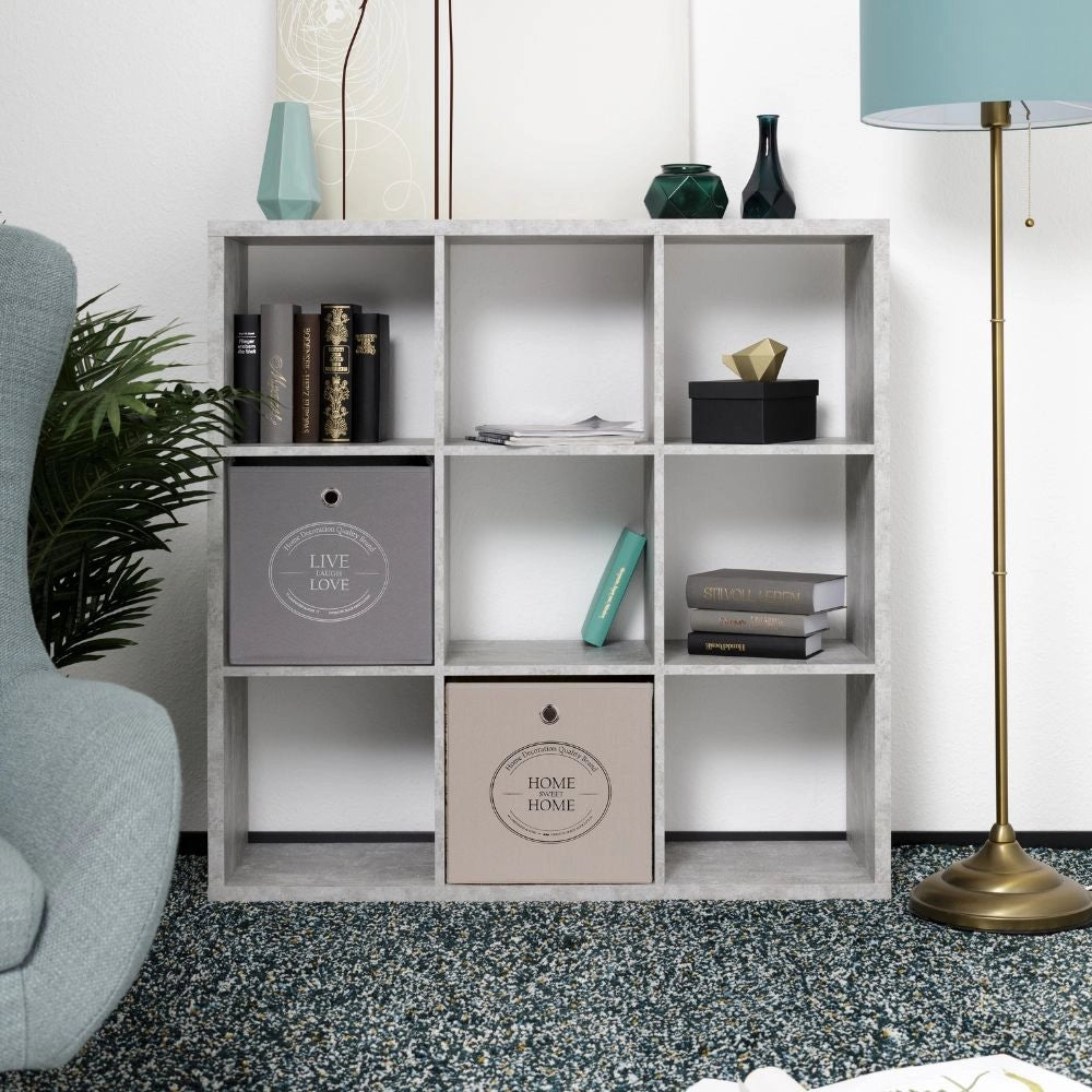 Libreria cubi divisorio Max9 colore beton