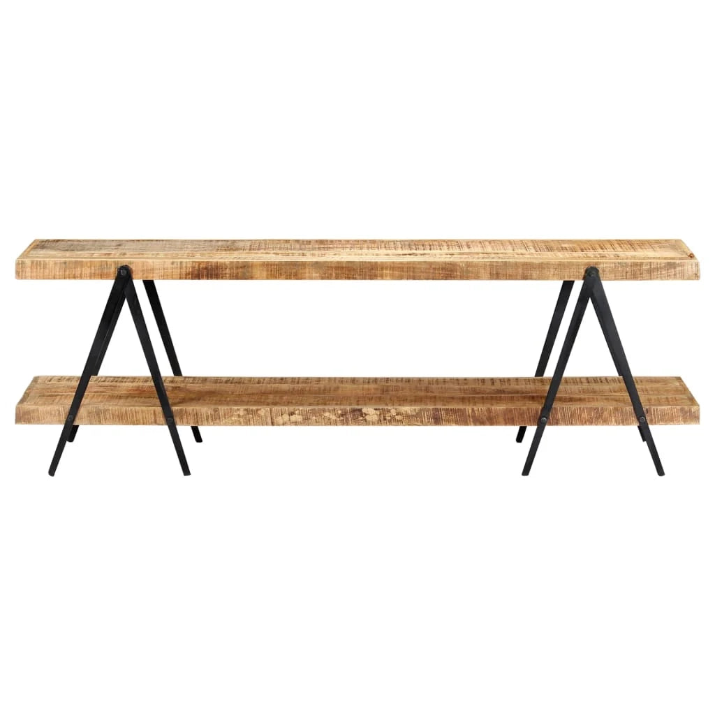 Mobile TV multimediale mensola TV credenza TV sala da pranzo soggiorno camera da letto 160 x 40 x 50 cm legno massello di mango marrone 02_0026078