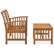 Set Divani da Giardino 2 pz | Set Salotto da Giardino in Legno Massello di Acacia