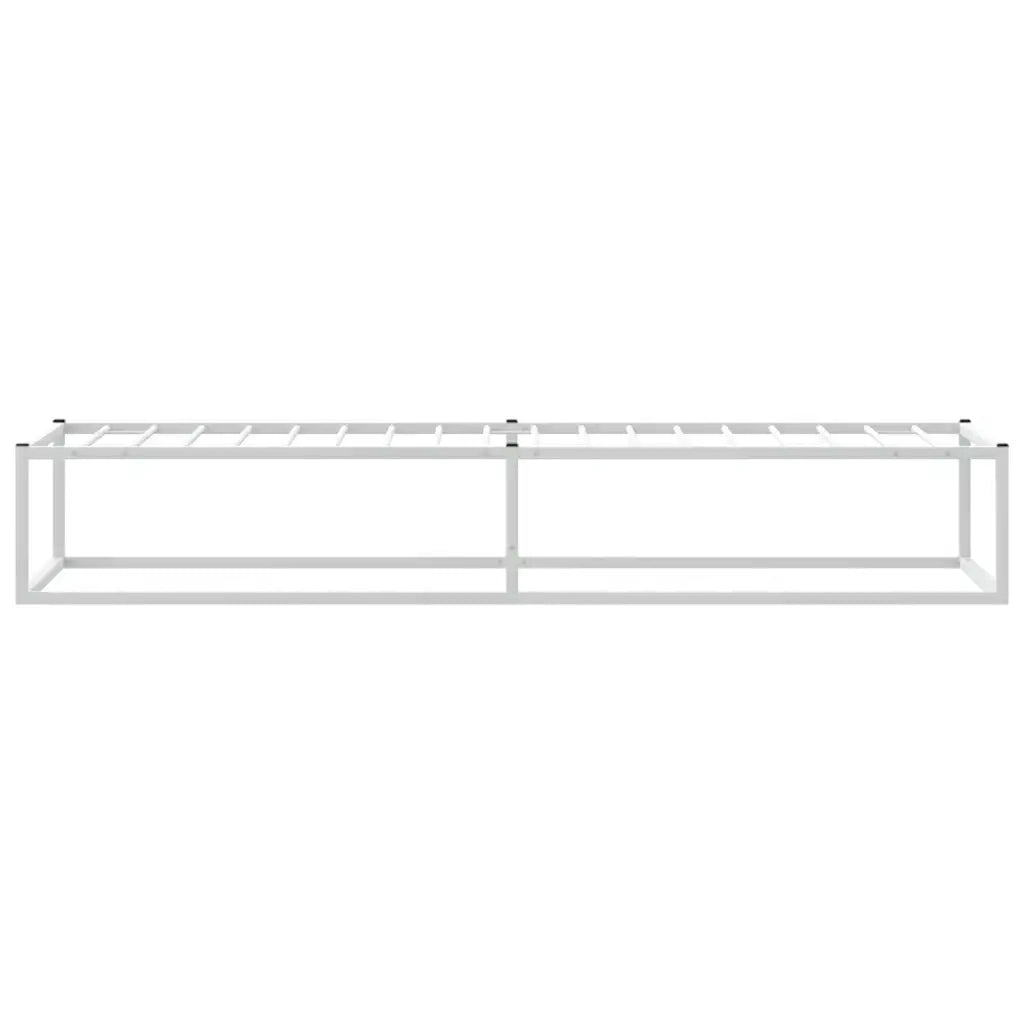 Giroletto senza Materasso Bianco 90x200 cm in Metallo 4017422