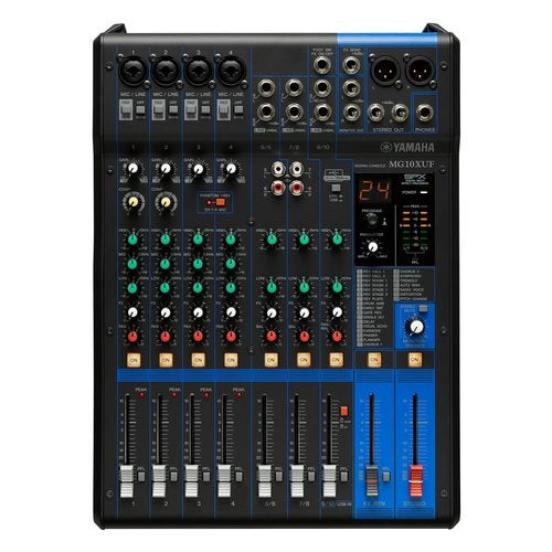 Mixer disc jockey yamaha mg series mg10xuf black - 4957812624145
