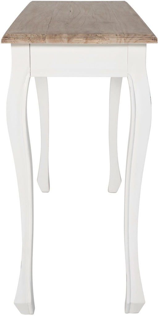 Tavolo console Balto Natura/bianco