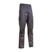 U-power WST211GI Guapo Pantaloni da Lavoro Uomo Slim Fit Multitasche Ginocchiera 98% Cotone Elasticizzato colore Grigio