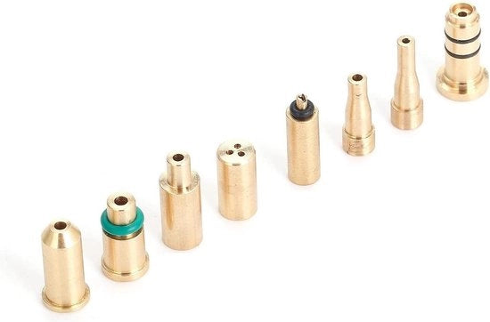 Set di 8 Adattatori di Rifornimento a Gas per S T Dupont Dunhill Dress-rollagas - Set da 8 pezzi