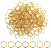 Springini da 200 pezzi - 8 mm - Acciaio Inossidabile - Connettore di accessori - Fai da te - Ideale per collane e bracciali