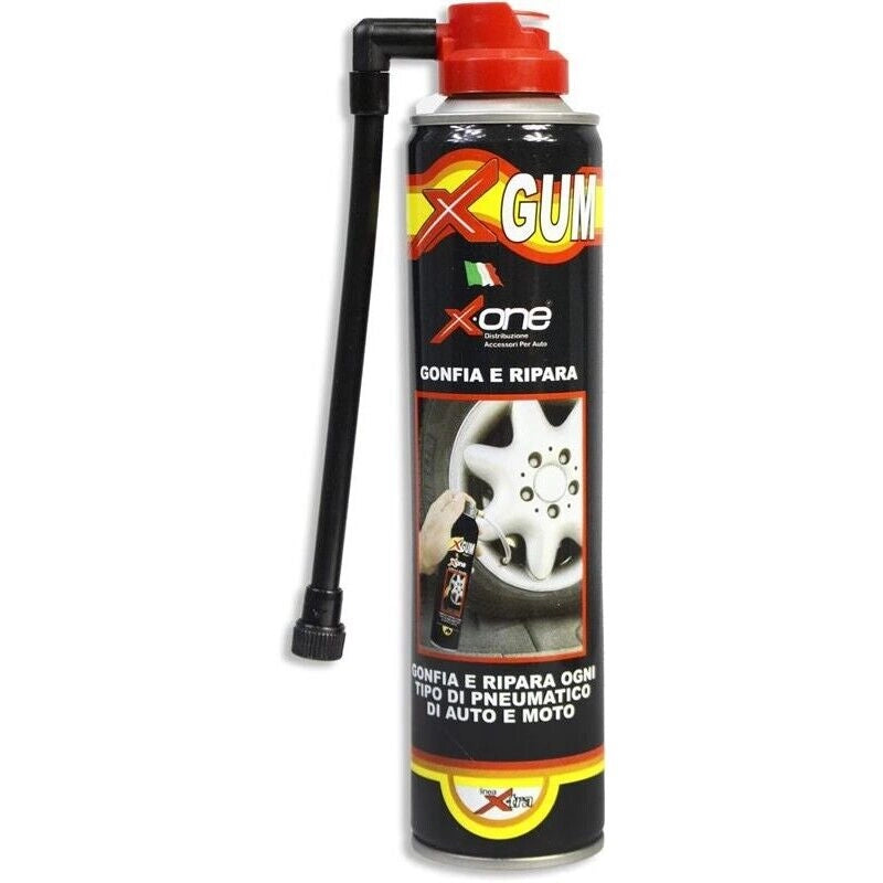 XGUM ONE GONFIA E RIPARA OGNI TIPO DI PNEUMATICO IN FORMATO DA 300 ML