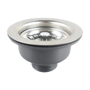 Struttore per scarico cucina - Filtro per scarico - Placca di scarico - Ø 110 mm - 1½ pollici - Di alta qualità - Antiscivolo - Adatto per lavandini - Finitura