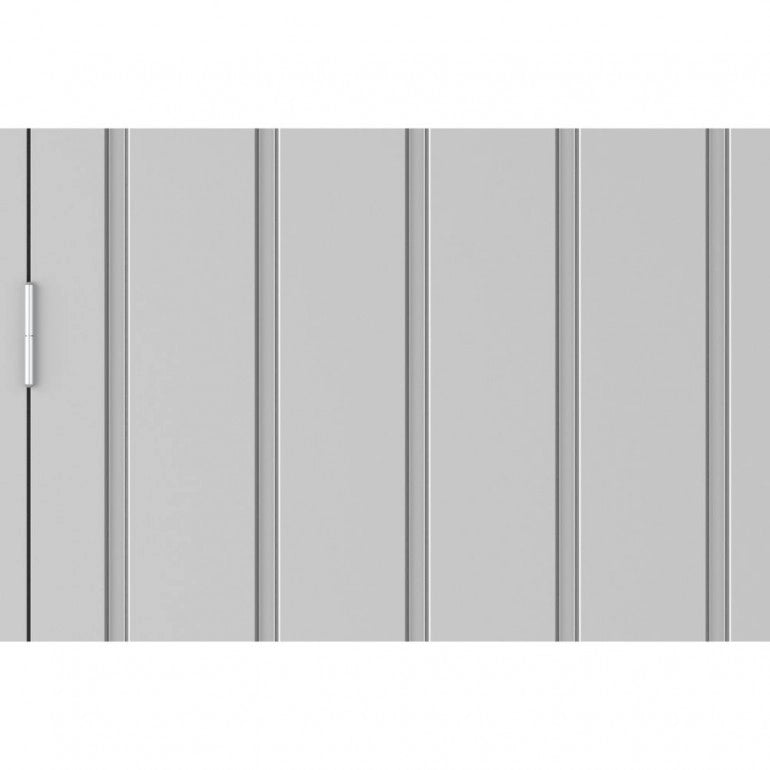 Casetta in Metallo Palladium Duramax 8'x6' a due porte 209x249x231 cm colore grigio
