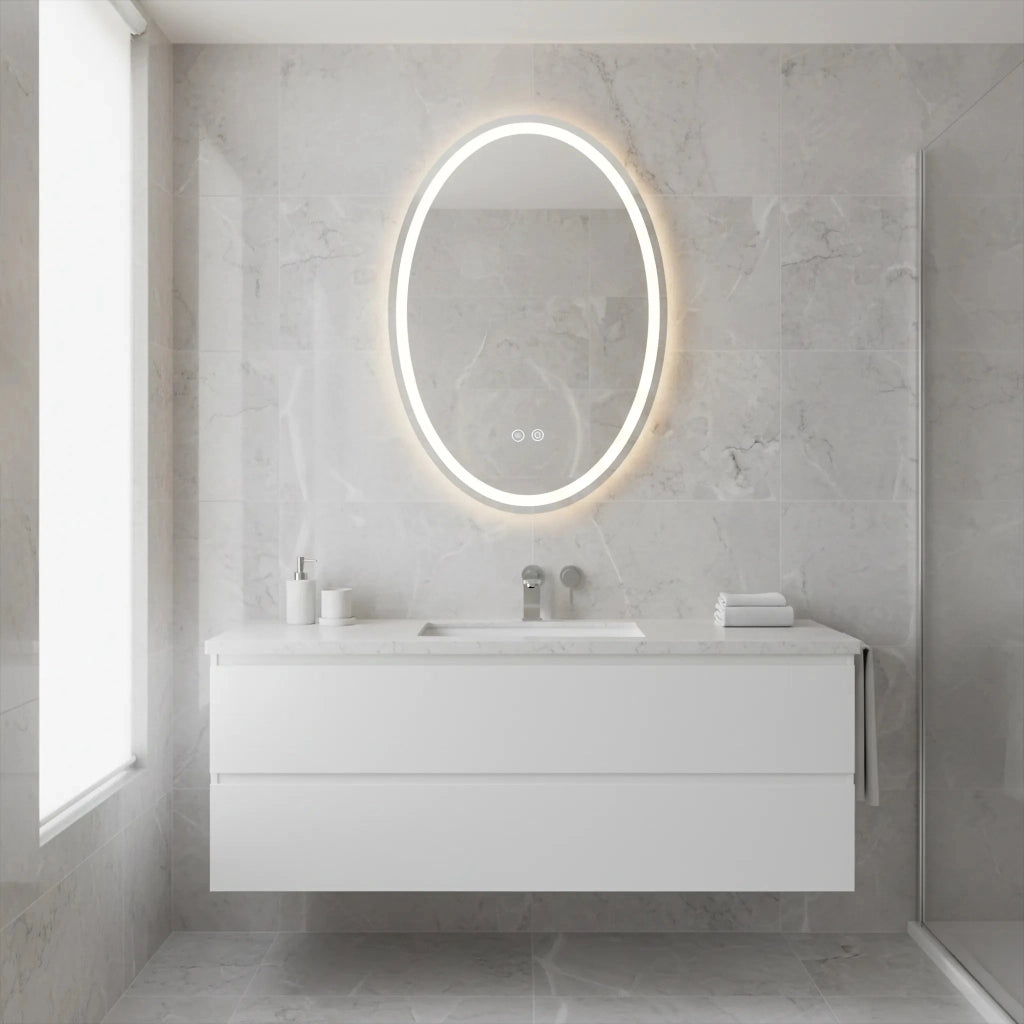 Specchio Led Marco 50x70 Cm