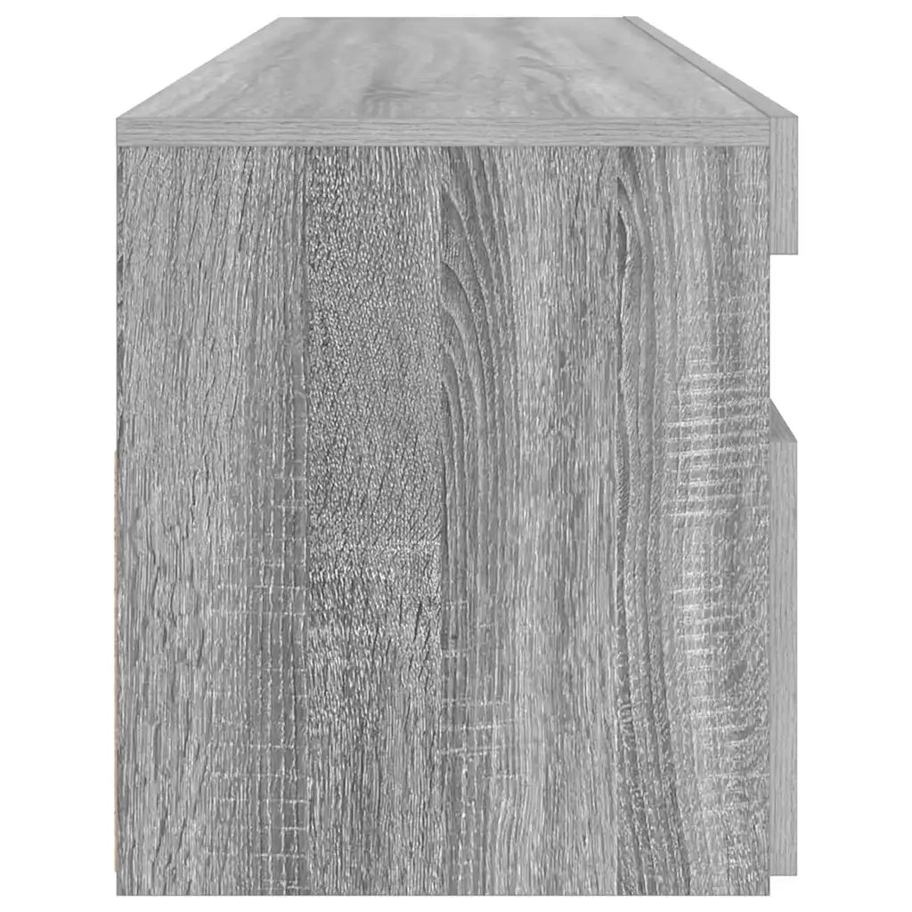 Mobile Porta TV con Luci LED Grigio Sonoma 90x35x40 cm cod mxl 9640