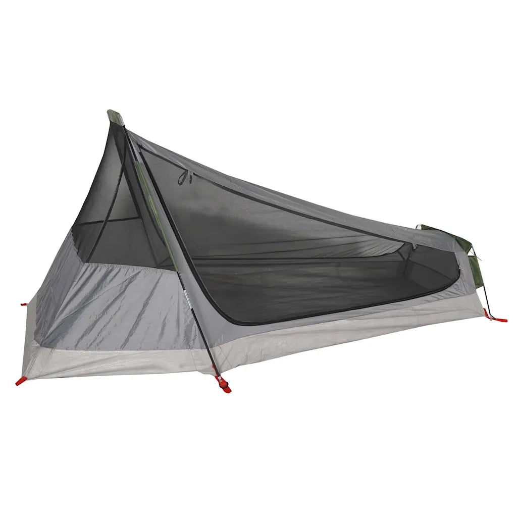 Tenda da Campeggio a Tunnel per 1 Persona Verde Impermeabile 94608