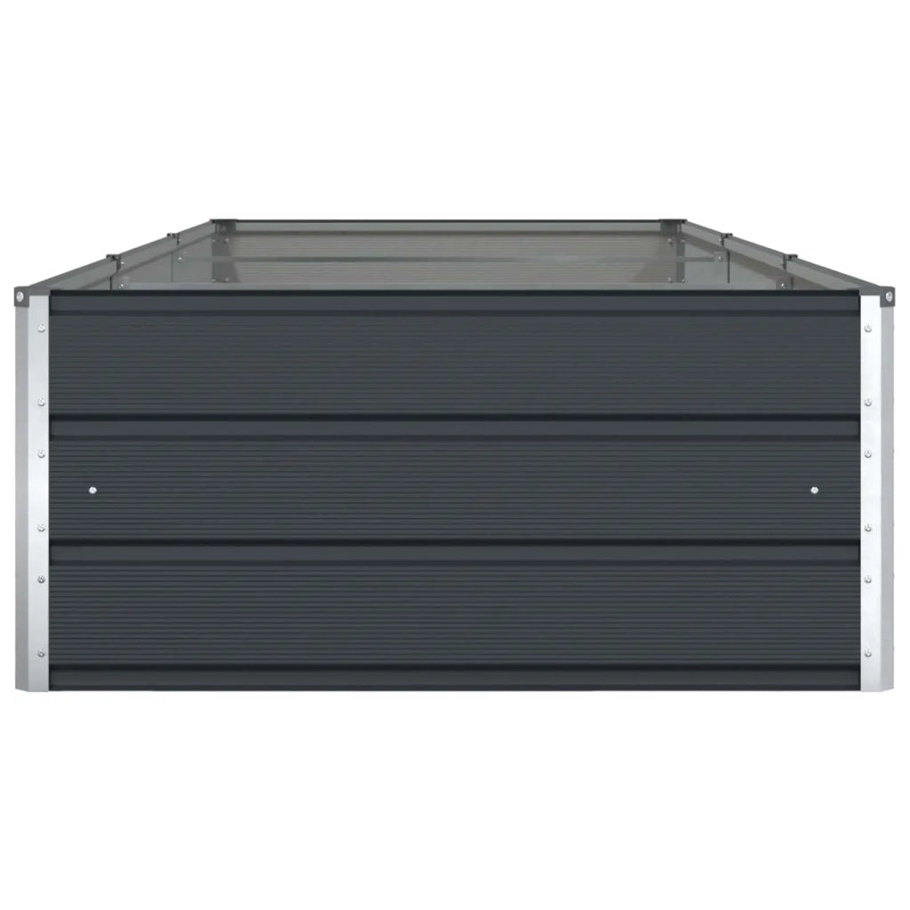 Fioriera Antracite 290 x 100 x 45 cm Acciaio zincato