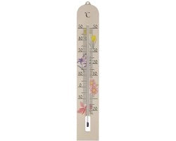 Termometro analogico 40 cm – Termometro per interni ed esterni – Campo di misura -23°C a 50°C – Crème