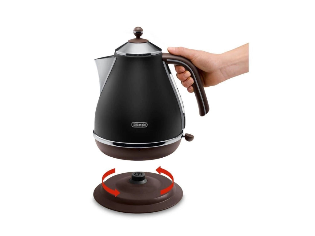 De’Longhi Icona Vintage KBOV2001.BK bollitore elettrico 1,7 L 2000 W Nero