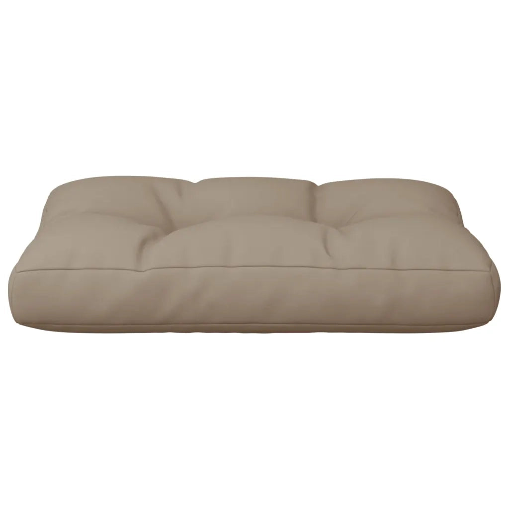 vidaXL Cuscino per Pallet Tortora 50x40x12 cm in Tessuto