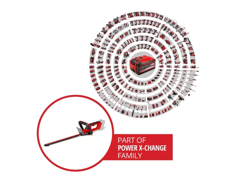 Tagliasiepi a batteria Einhell GC-CH 18/50 Li Solo 51cm 18V senza batteria