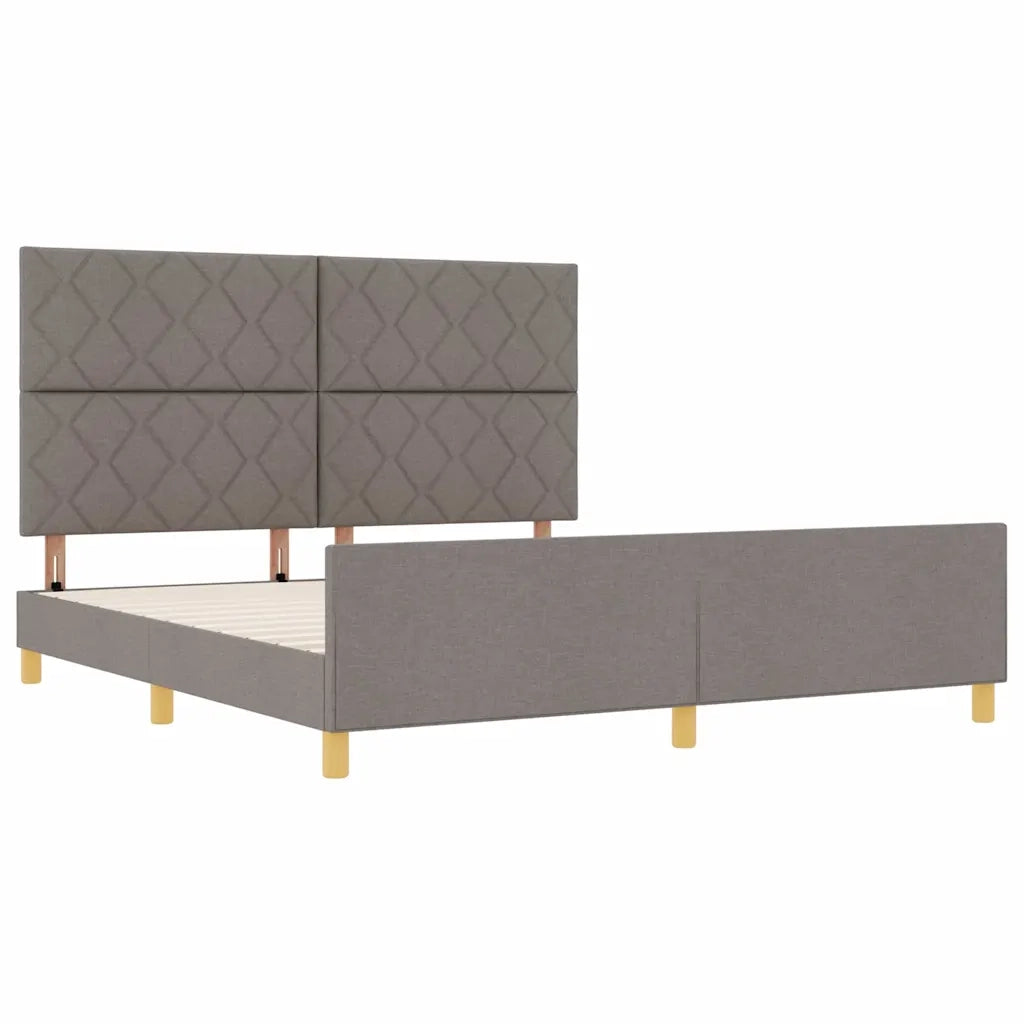 Struttura del letto con testiera Talpa 180 x 200 cm Tessuto 3344827