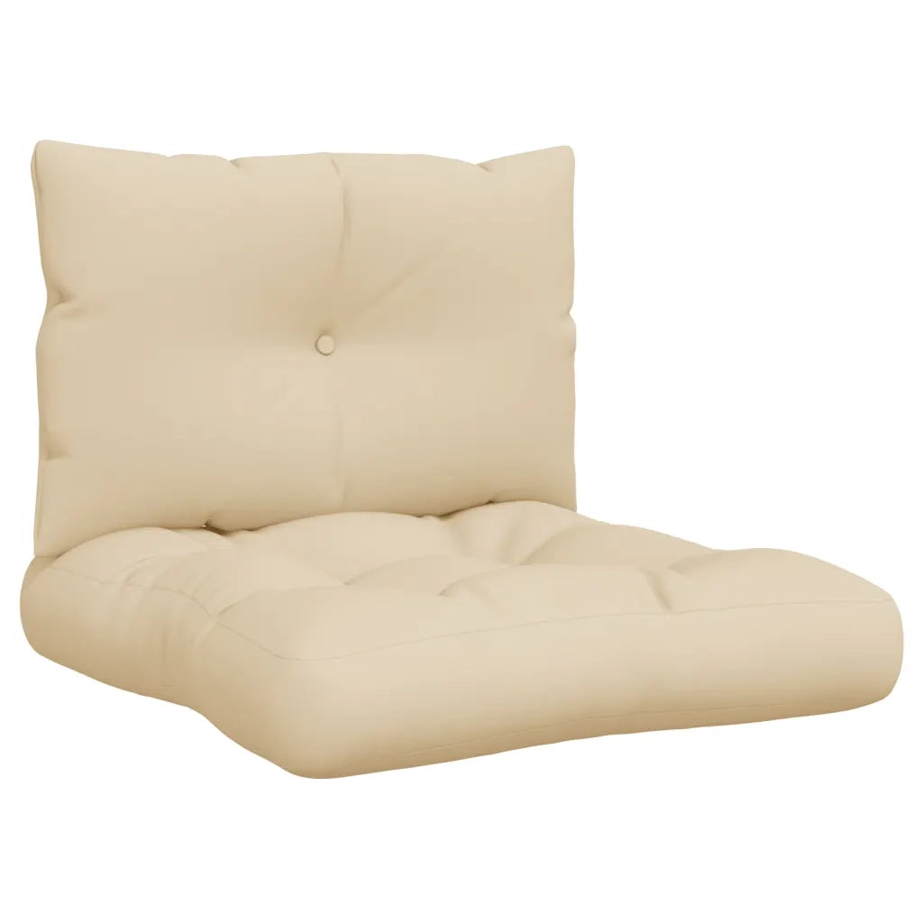Cuscini per Pallet 2 pz | Cuscini per sedie Beige in Tessuto