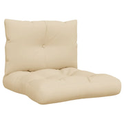 Cuscini per Pallet 2 pz | Cuscini per sedie Beige in Tessuto