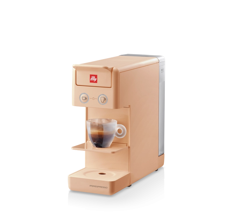 Illy macchina da caffè iperespresso a capsule modello y3.3 colore arancione