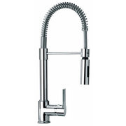 Miscelatore Rubinetto monocomando a molla PAINI serie Le Mans per lavello cod. 90CR557LLPE