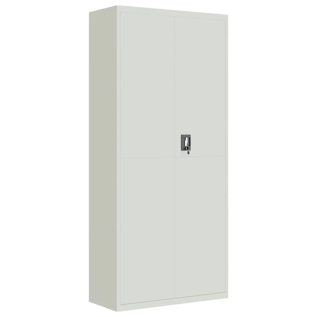Armadio Classificatore Grigio Chiaro 90x40x200 cm in Acciaio CFW6188511