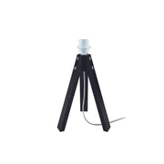 Lampada da tavolo treppiede Deco  legno nero