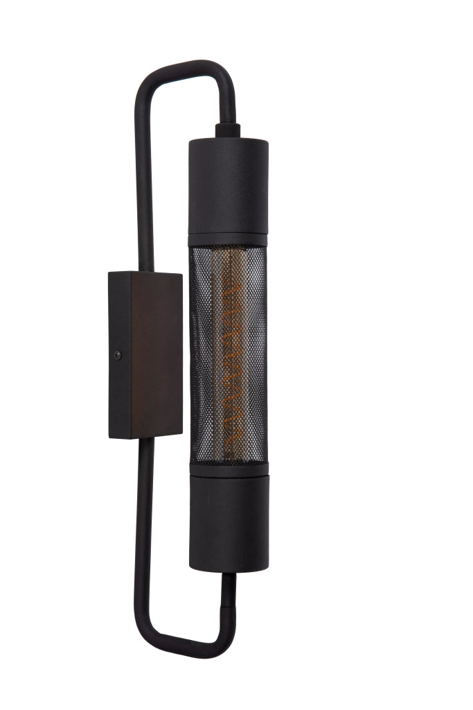 Applique da parete moderna CALIXT nera 1xE27 25W Lucide