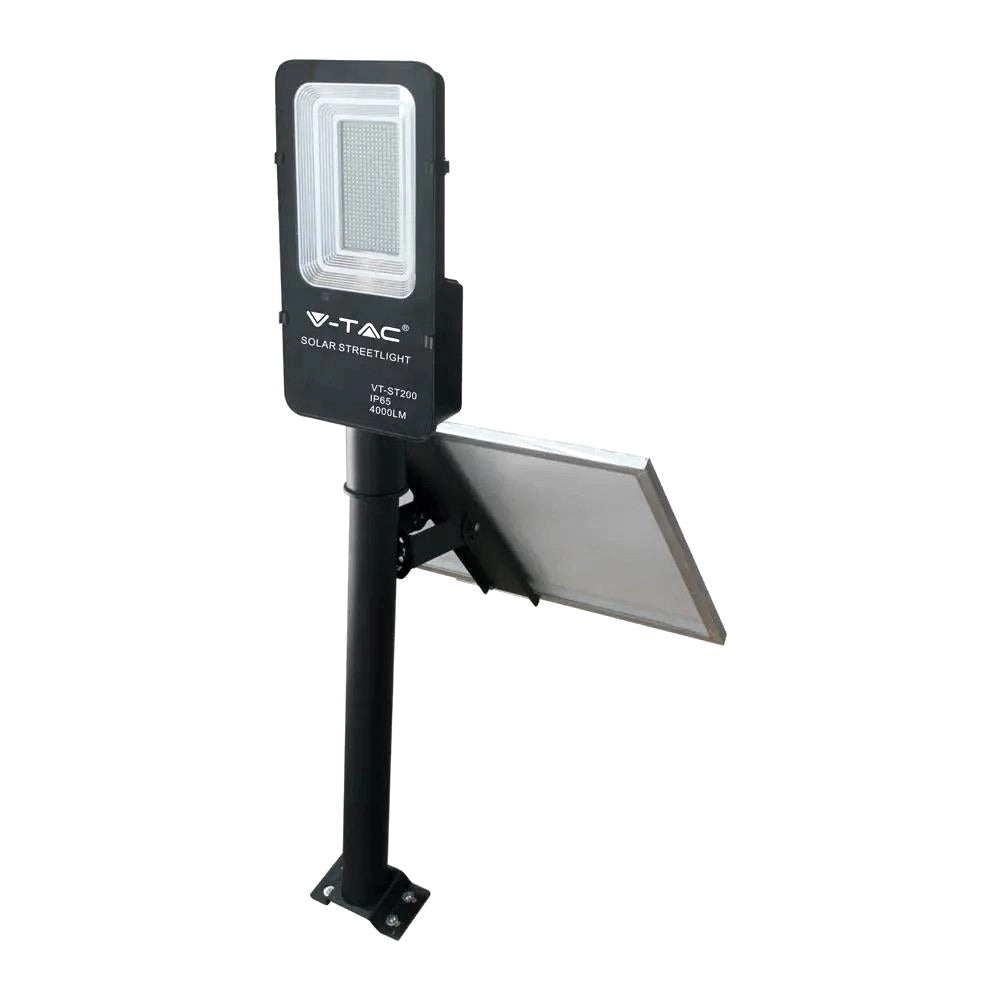Lampione LED solare ibrido 50W 4000lm 4000K IP65 V-TAC