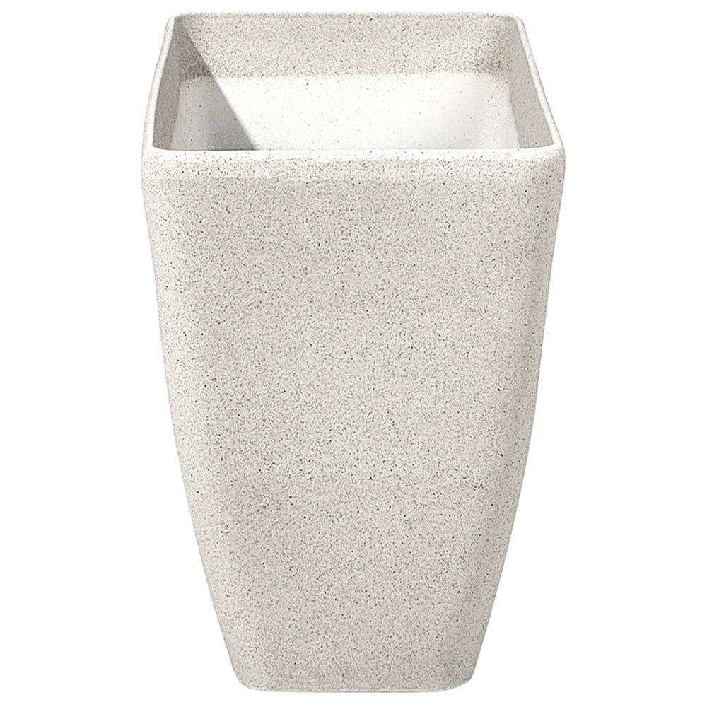 Vaso per fiori Fioriera in pietra beige 74 x 32 x 45 cm Accessori per interni e interni moderni e minimalisti