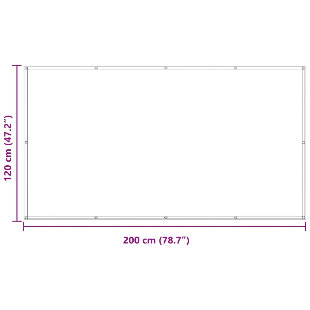 Schermo da balcone-Pannello per balcone Blu e Bianco 120 x 200 cm