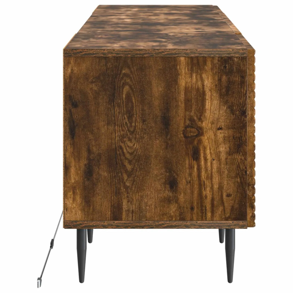 Mobile TV LED Rovere Fumo Legno ingegnerizzato 896910