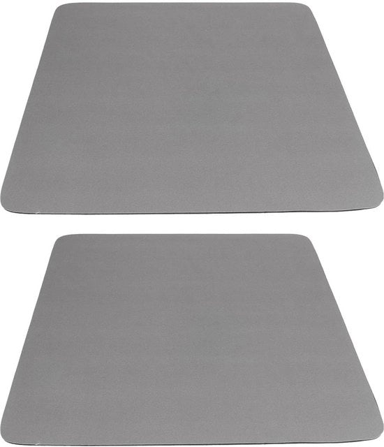 Caffettiera 2 pezzi - Piatto assorbente per lavastoviglie - Asciugamano per asciugamani - Accessori per bar (grigio scuro) .