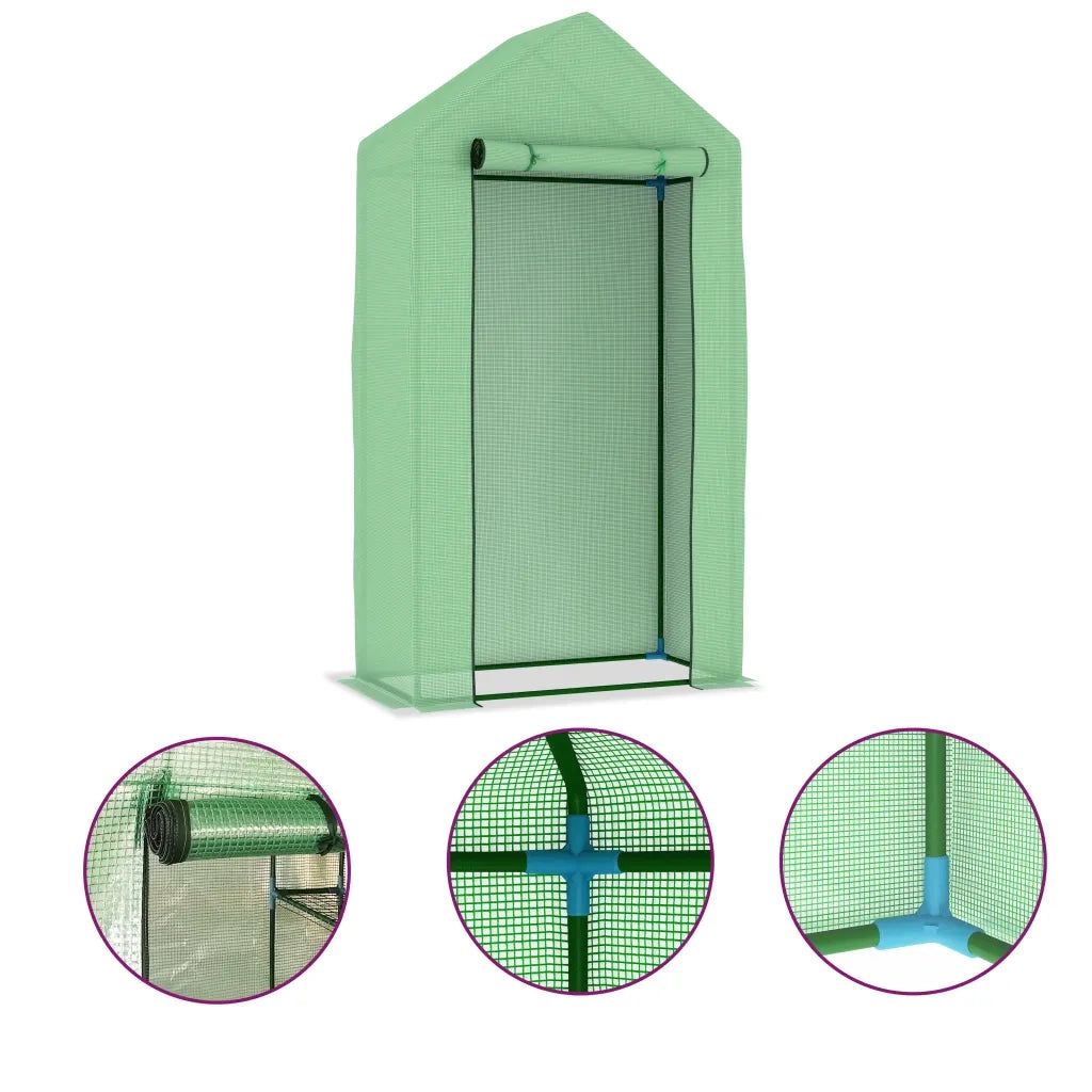 Serra con Telaio in Acciaio 0,5 mÂ² 1x0,5x1,9 m cod mxl 45695