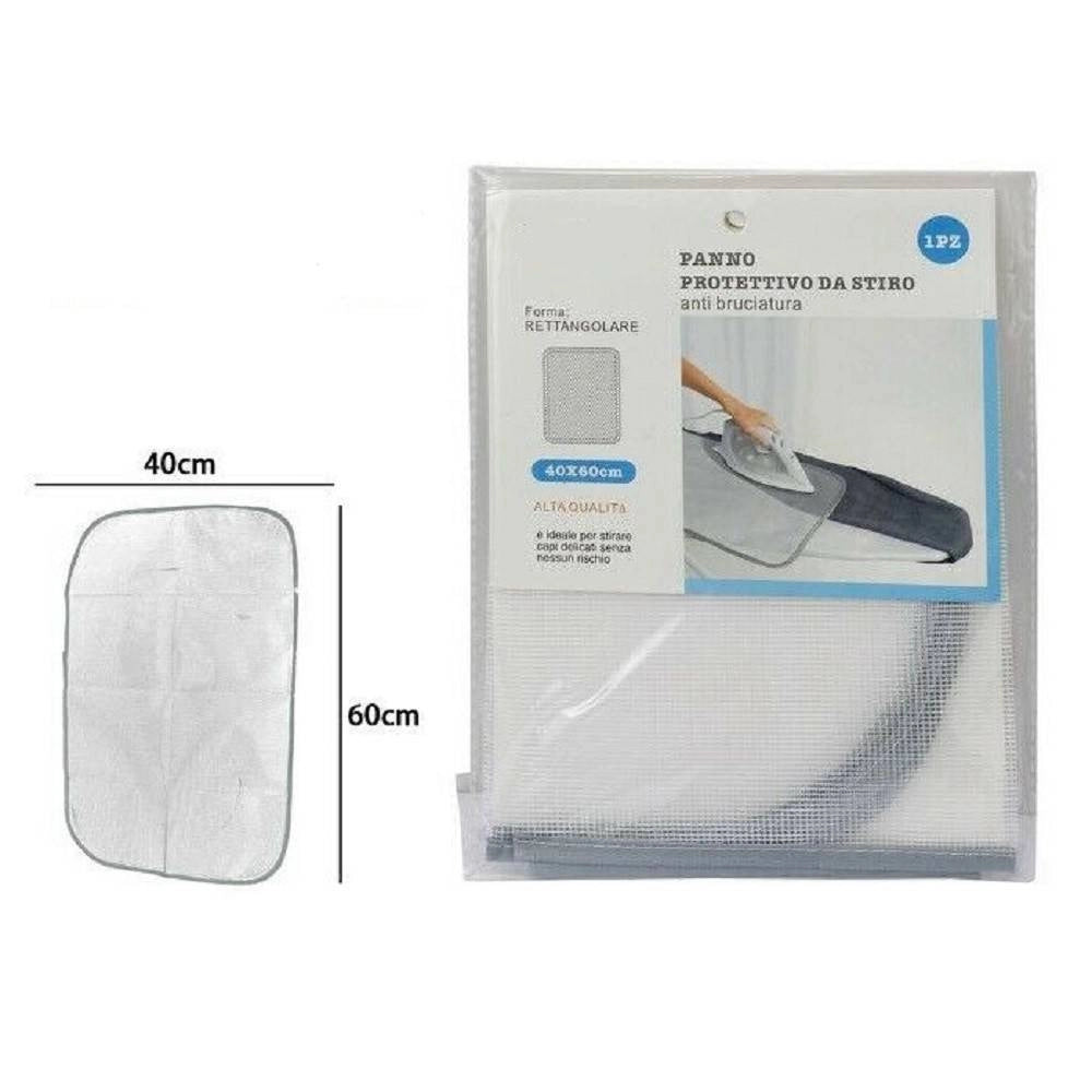 Trade Shop - Panno Protettivo Vestiti Salva Bruciature Per Ferro Da Stiro 40 X 60 Cm 59988 -