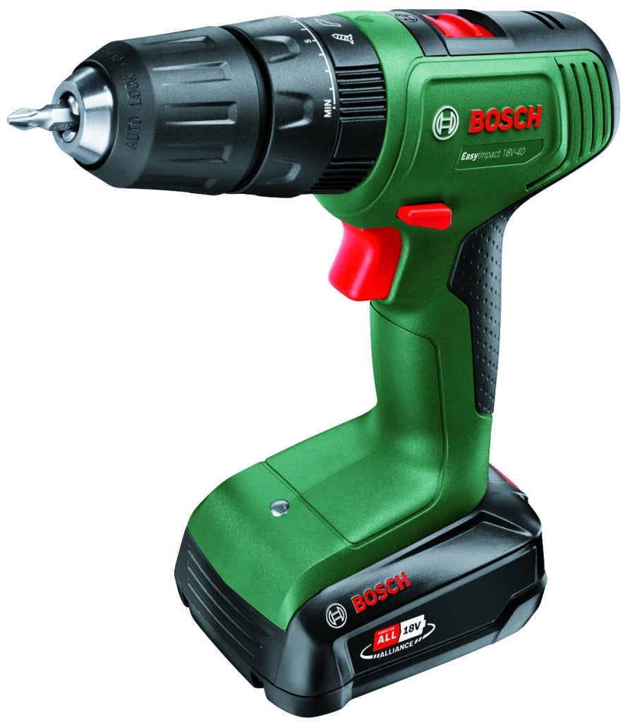 Bosch TRAPANO BATTENTE-AVVITATORE A BATTERIA EASYIMPACT 18V-40 18V 2,0 Ah