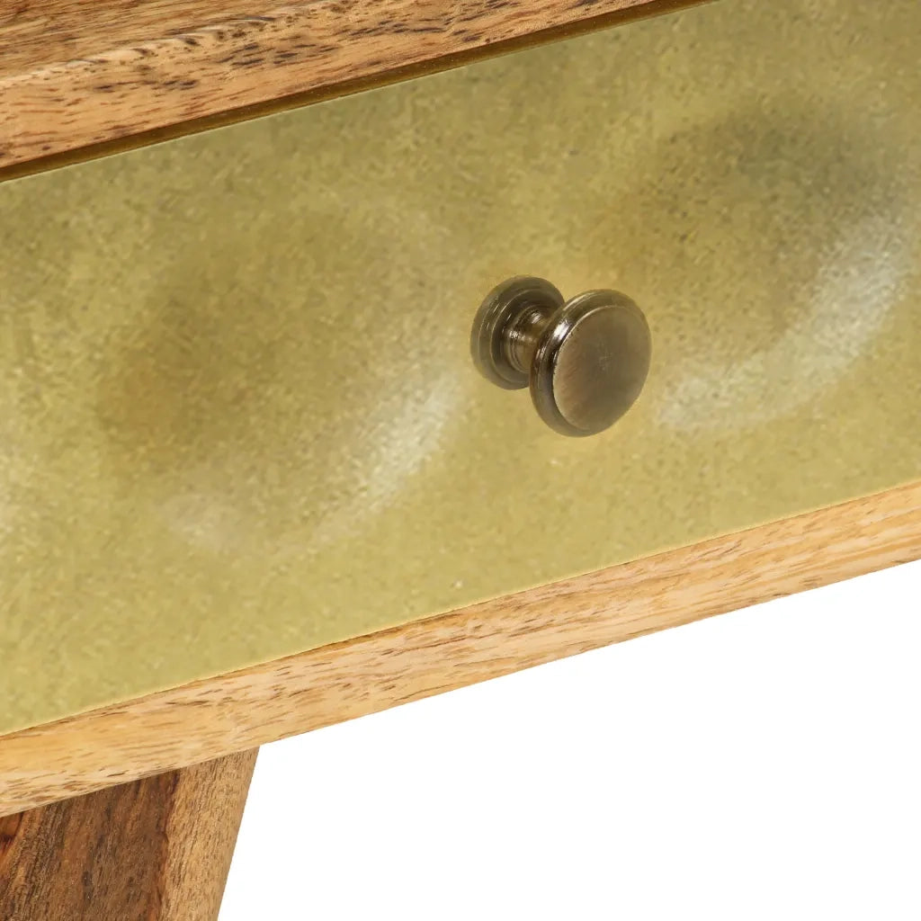 Tavolino da Salotto-Tavolino da soggiorno-Tavolo in Legno di Mango 90x50x40 cm