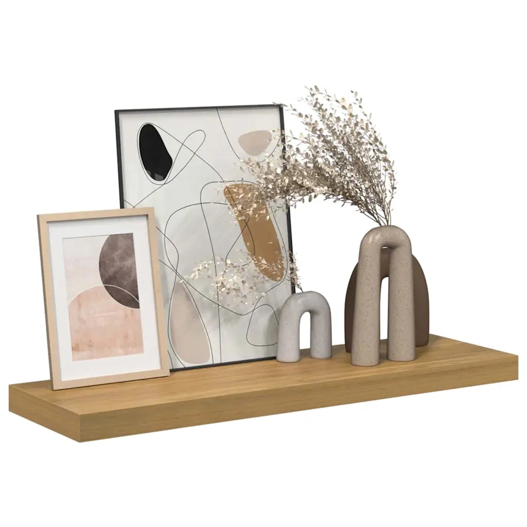 Scaffale da parete Marrone 80 x 23,5 x 4 cm Legno multistrato 42019950