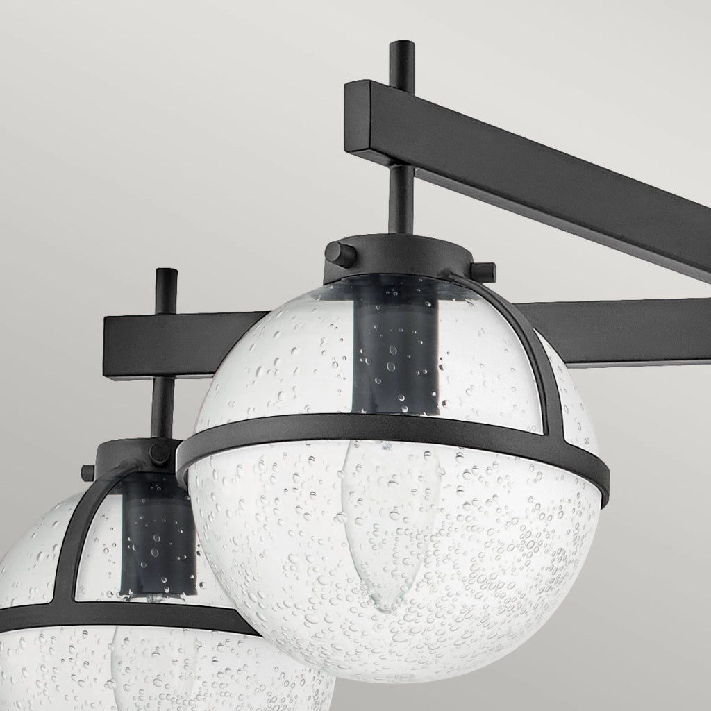 Lampada sospesa Hinkley Hollis nera Ø81cm 5xE14 IP44
