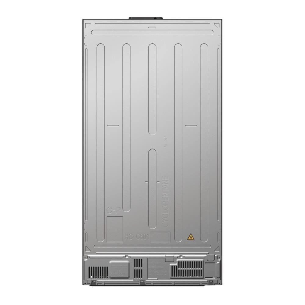Haier HSW79F18ANMM frigorifero side-by-side Incasso/libero 611 L A Platino, Acciaio inox