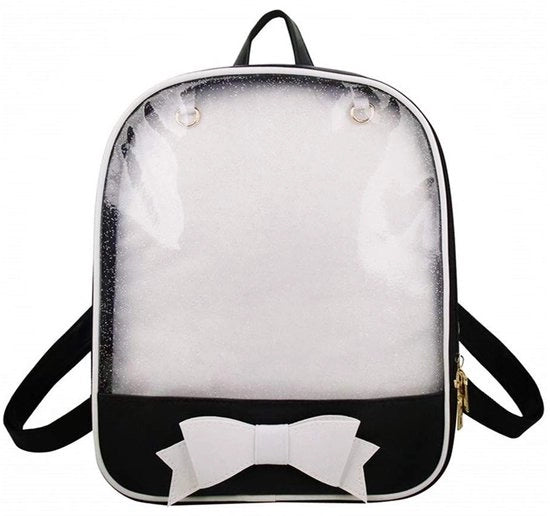 Borsa da Tela per Ragazze con Disegno di Caramelle in Pelle con Portafoglio e Finestrino per Decorazioni DIY