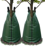 Set di irrigazione per alberi, 2 pezzi 75 litri, sacco di irrigazione per alberi in PVC UV resistente, sacco di irrigazione per irrigazione continua e diretta per alberi