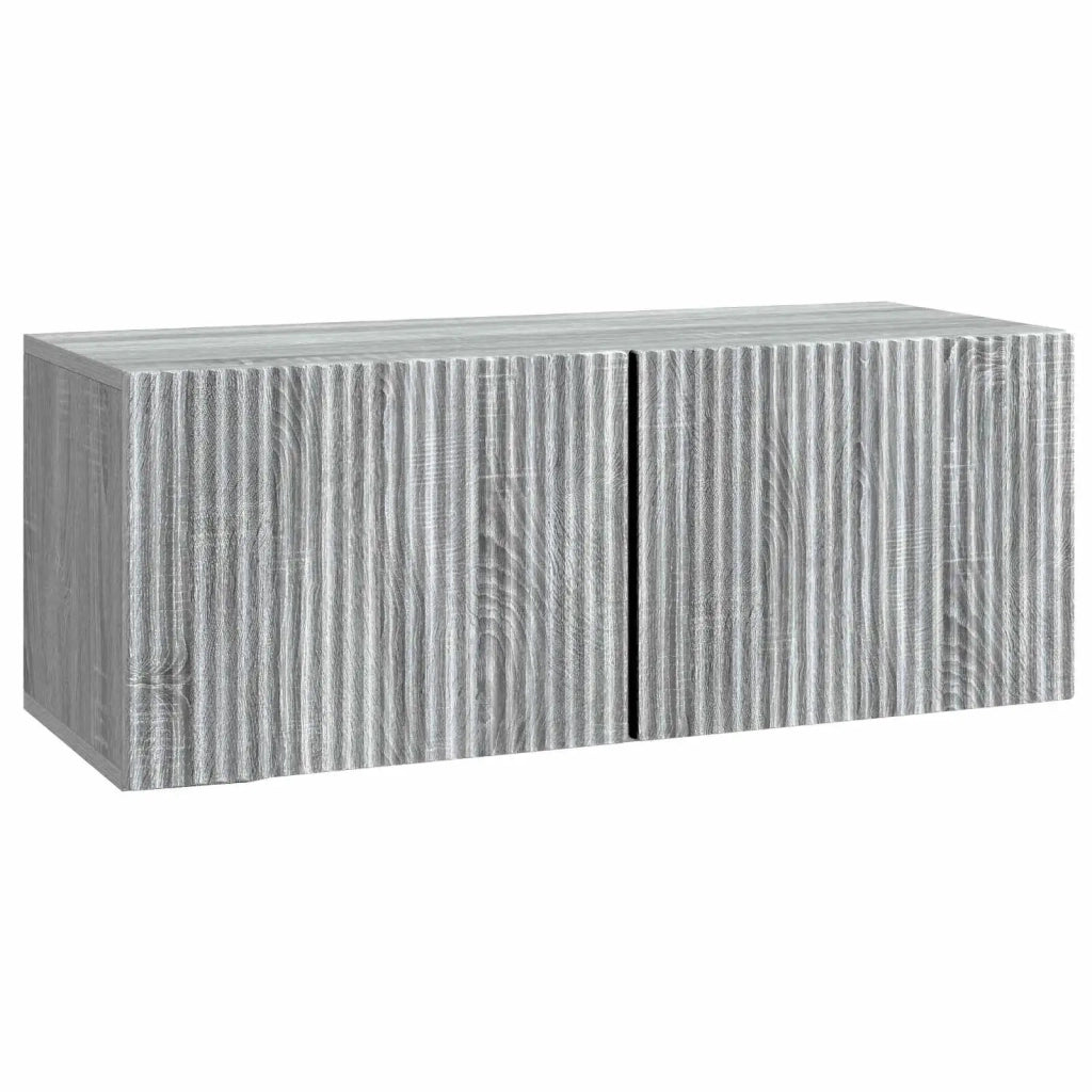 Mobile Porta TV da Muro Grigio Sonoma 78,5 x 31 x 30 cm