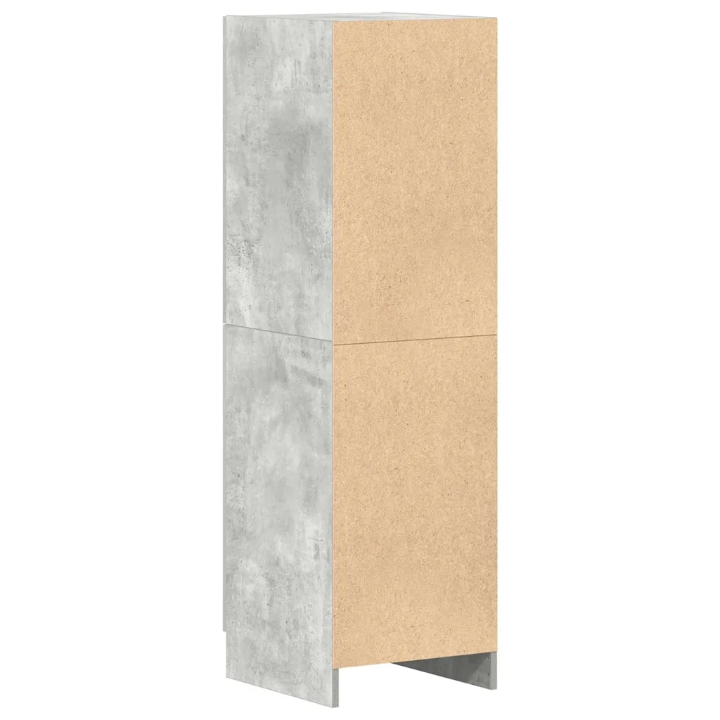 Mobile da Cucina Grigio Cemento 38x41,5x131,5 cm Legno