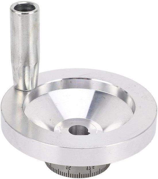 Manubrio in alluminio demontabile da 80 mm per macchine a frese e a tornio