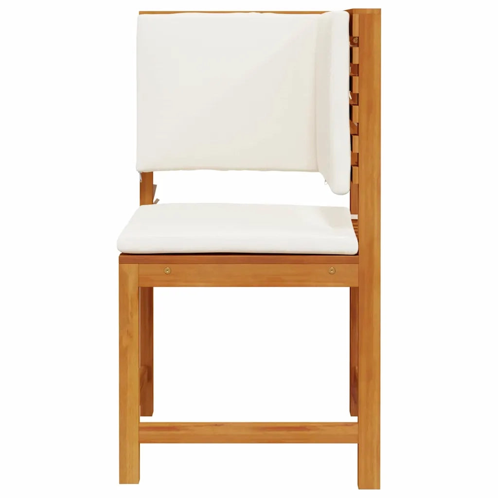 Sedia da patio-Sedia da Giardino con cuscino Marrone 50 x 50 x 91cm 854237