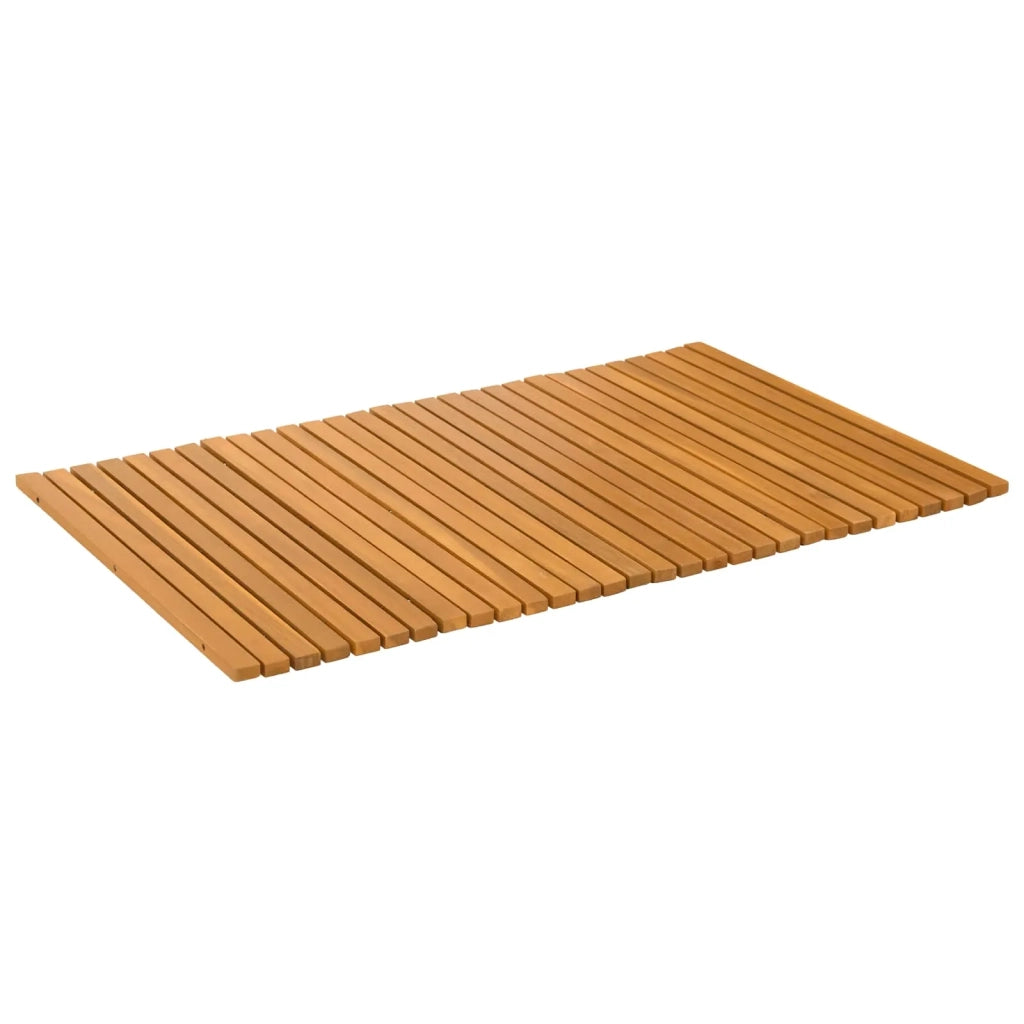 Tappeto da bagno Marrone 80 x 50 cm Legno di Acacia Massello CFW9307941
